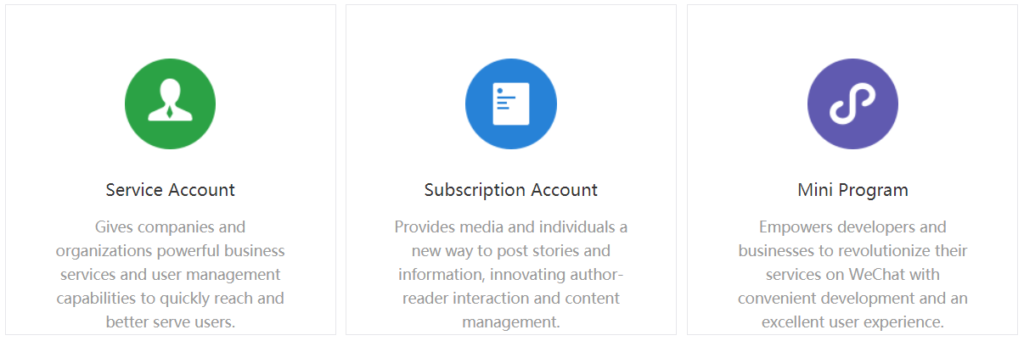 aprire account ufficiale weChat