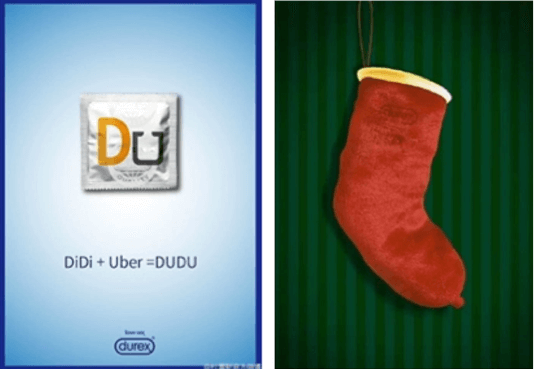 social cinese Durex